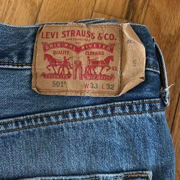 Levi's 501 XX Vintage Original Button Fly Classic Denim Jeans - Picture 5 of 10
